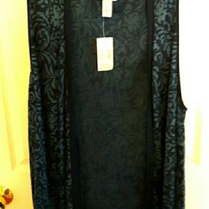 Catherine's 3x Vest Duster NWT plus size 28